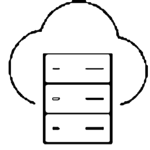 data in cloud icon